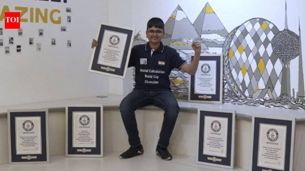 Meet Aaryan Shukla, the 16-year-old from Nashik who became the world’s number one human calculator with 9 Guinness World Records; His father says, ” We are not a family of mental calculators…”