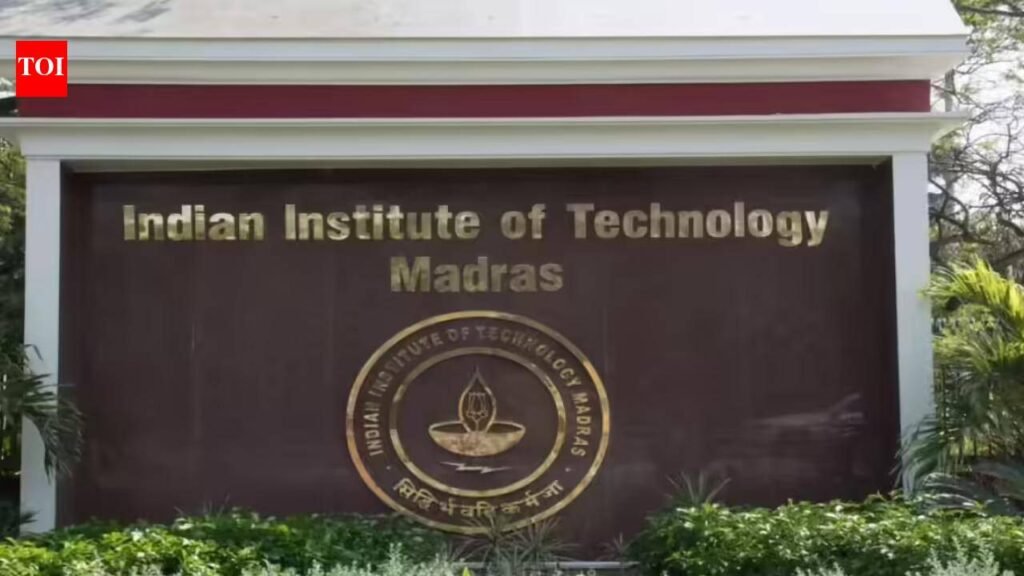 IIT Madras to launch AI studio to build AI and data science companies | Chennai News