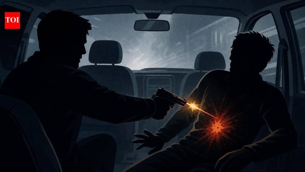 Farmer shoots friend inside MPV over monetary dispute in Chikhali | Pune News
