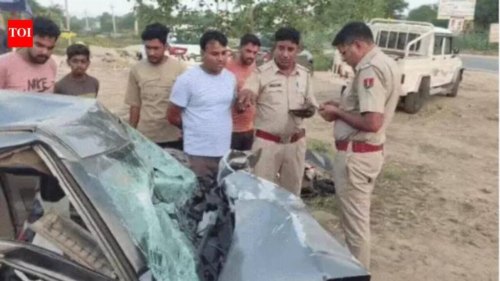3 of Jaipur family among 4 killed as truck rams car | Jaipur News