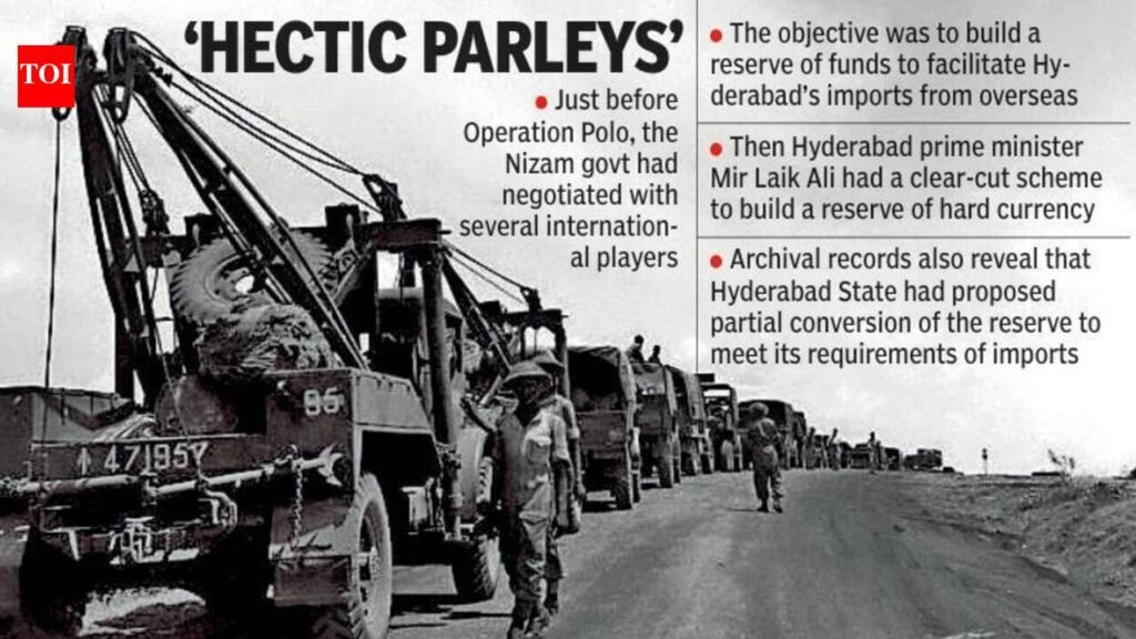 Op Polo ended complex financial talks to build Hyd’s foreign reserves | Hyderabad News