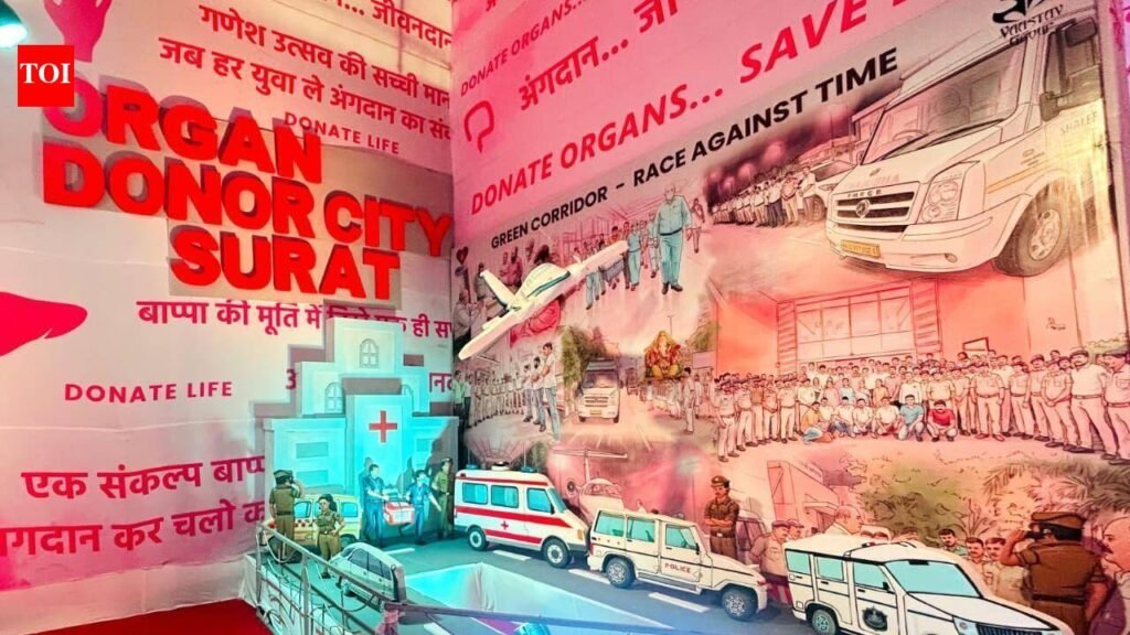 Spreading awareness about organ donation on Ganesh Chaturthi | Surat News