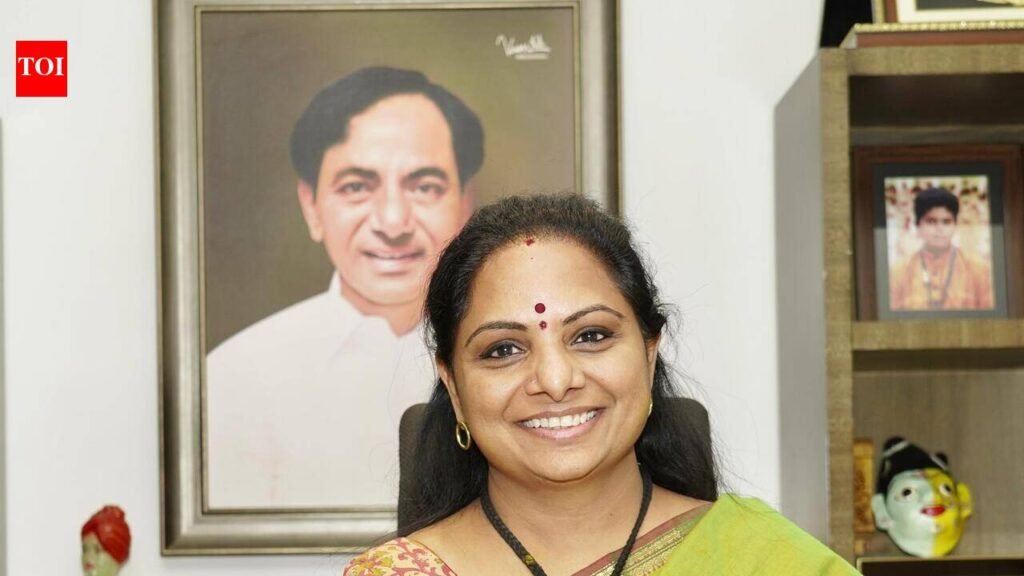 Kavitha offers to surrender excess land if claims proved | Hyderabad News