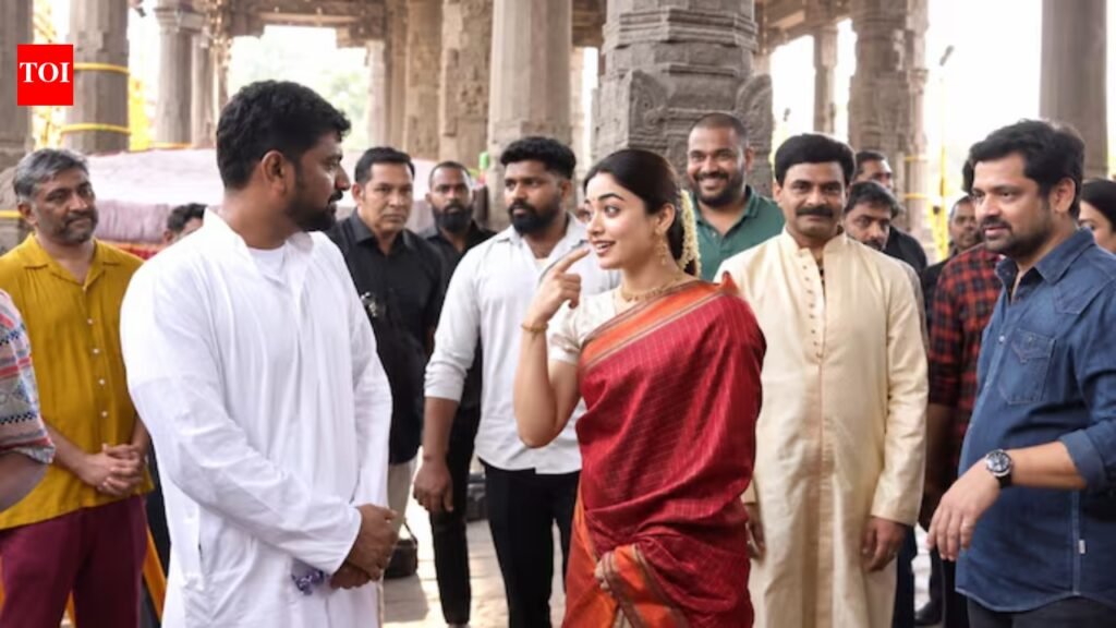 Rashmika Mandanna meets MS Subbulakshmi’s family at temple ahead of biopic launch ‘MS: A Legacy On Screen’, makers share video – WATCH | Telugu Movie News