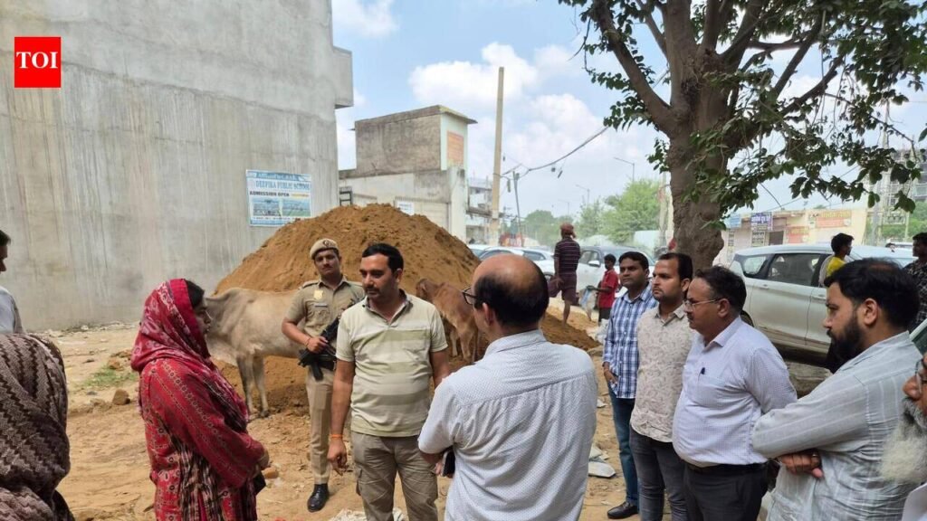 Manesar mayor inspects civic works amid stalled approvals | Gurgaon News