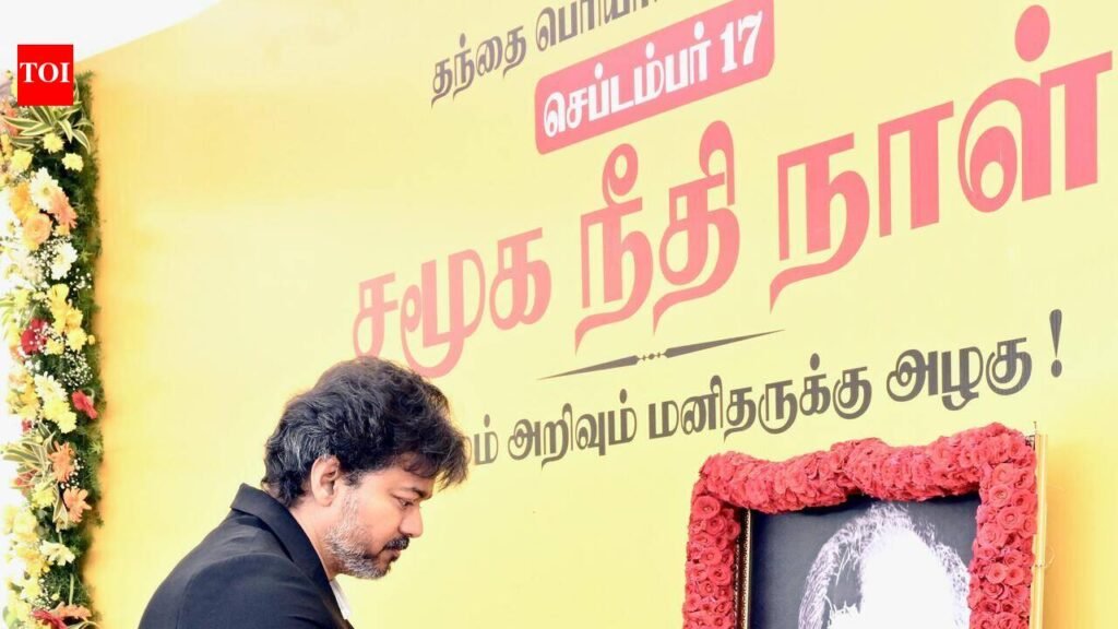 CM, other leaders mark Periyar’s birth anniversary with social justice oath | Chennai News