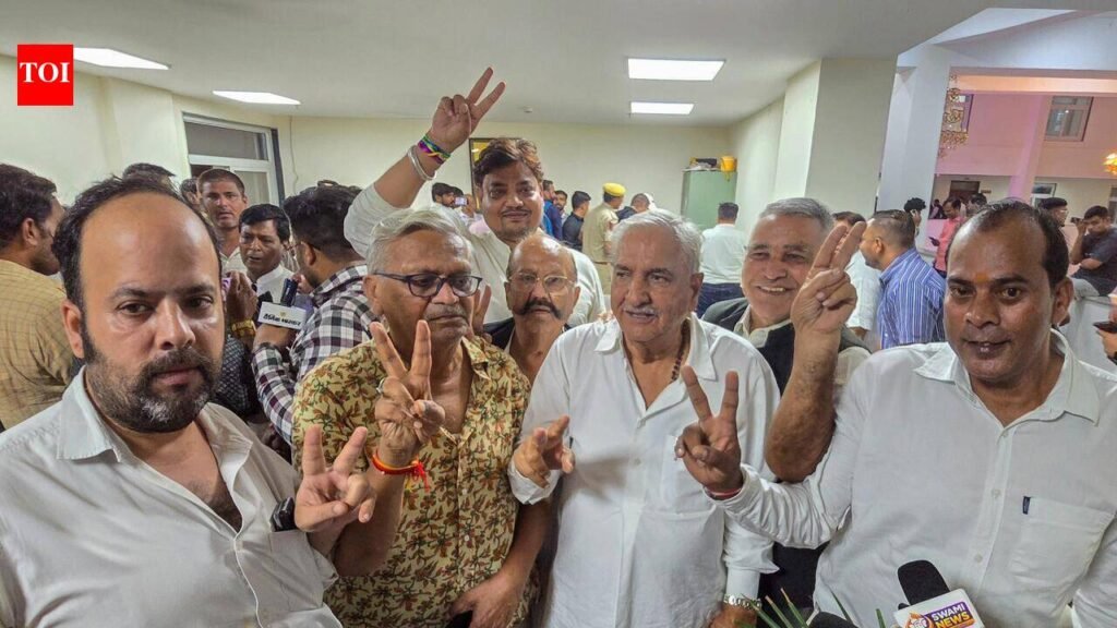BJP bid to knock out Congress mayor nominee fails after day-long Ajmer standoff | Jaipur News