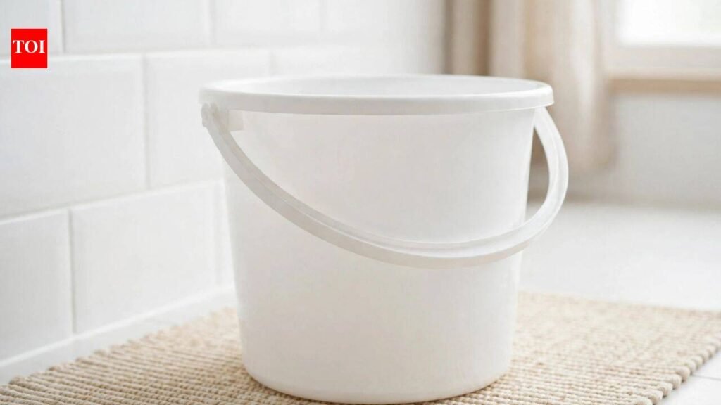 Plastic bucket cleaning tips: Easy ways to remove yellow stains, dirt, and hard water marks at home |