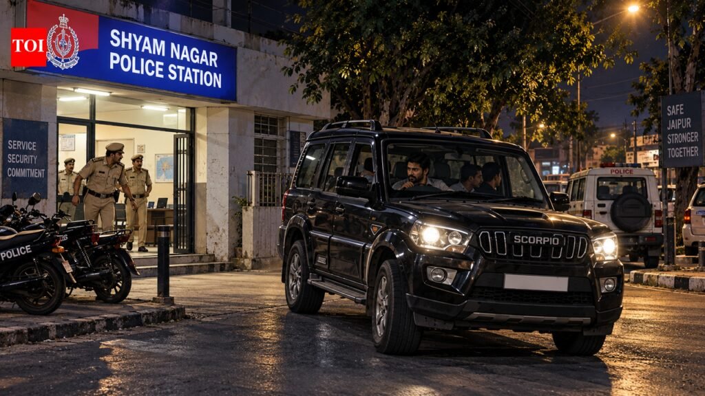 Drunk bizman uses spare key to drive away seized SUV | Jaipur News