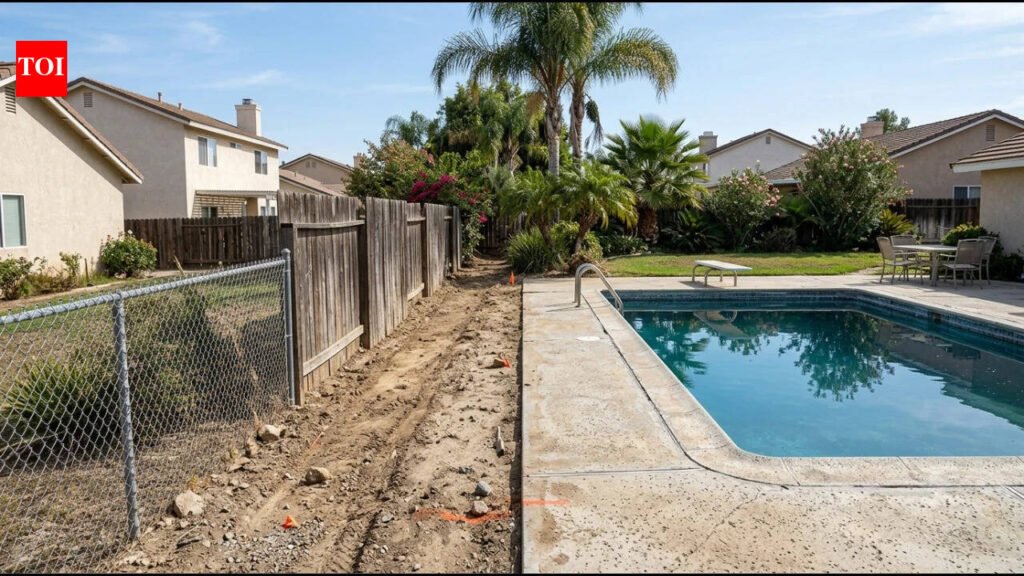 In 1973, a California homeowner paid $5,000 for a city-permitted backyard pool; 53 years later, a sanitation district says it must go as the 29-property easement dispute heads to trial