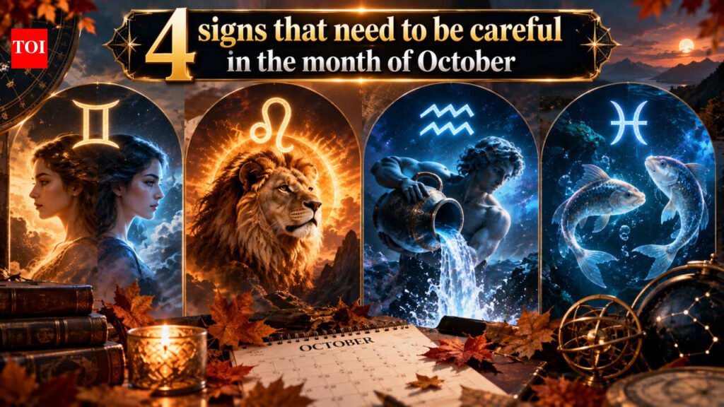4 signs that need to be careful in the month of October
