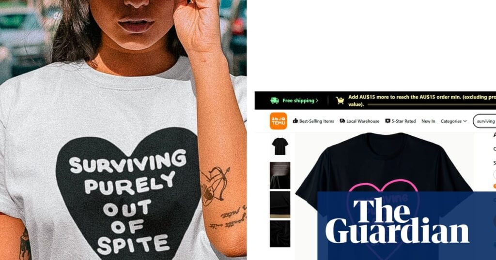‘Brutal’: thousands of T-shirt designs stolen and listed on Temu, Sydney label claims | Consumer affairs