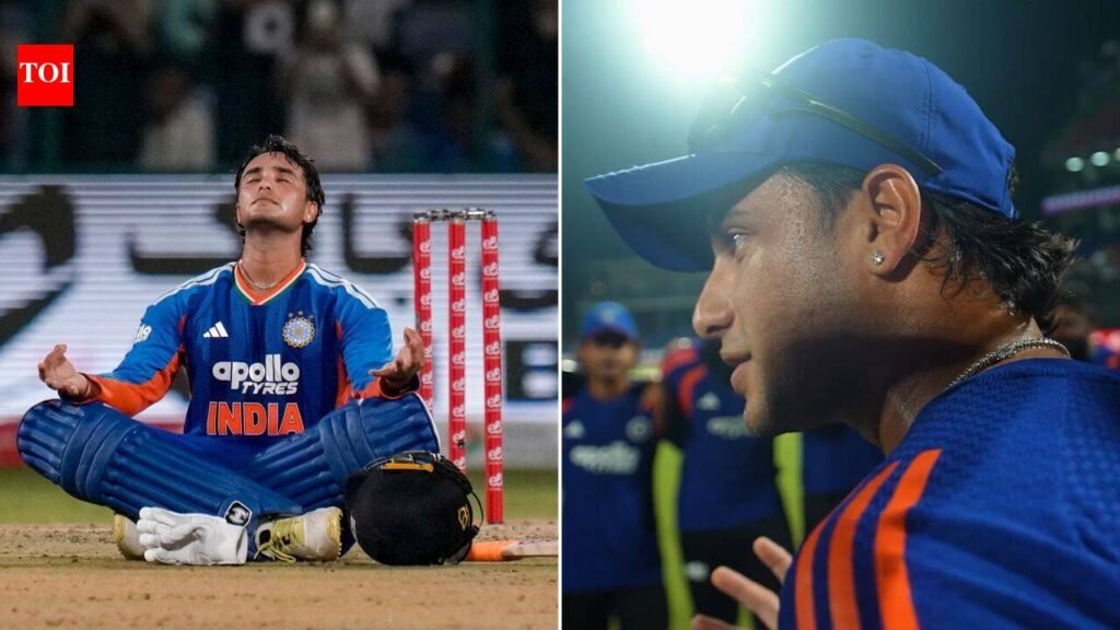 ‘Subah Jalandhar, shaam nu Dilli’: Abhishek Sharma’s fiery Punjabi pep talk before 30-ball century goes viral – Watch | Cricket News