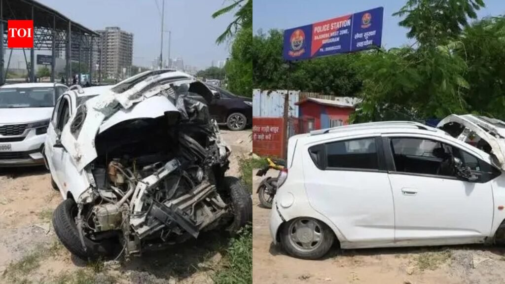 Dwarka Expressway horror at 1.50am: DU student’s speeding car tears through barricades, crushes 3 workers | Gurgaon News