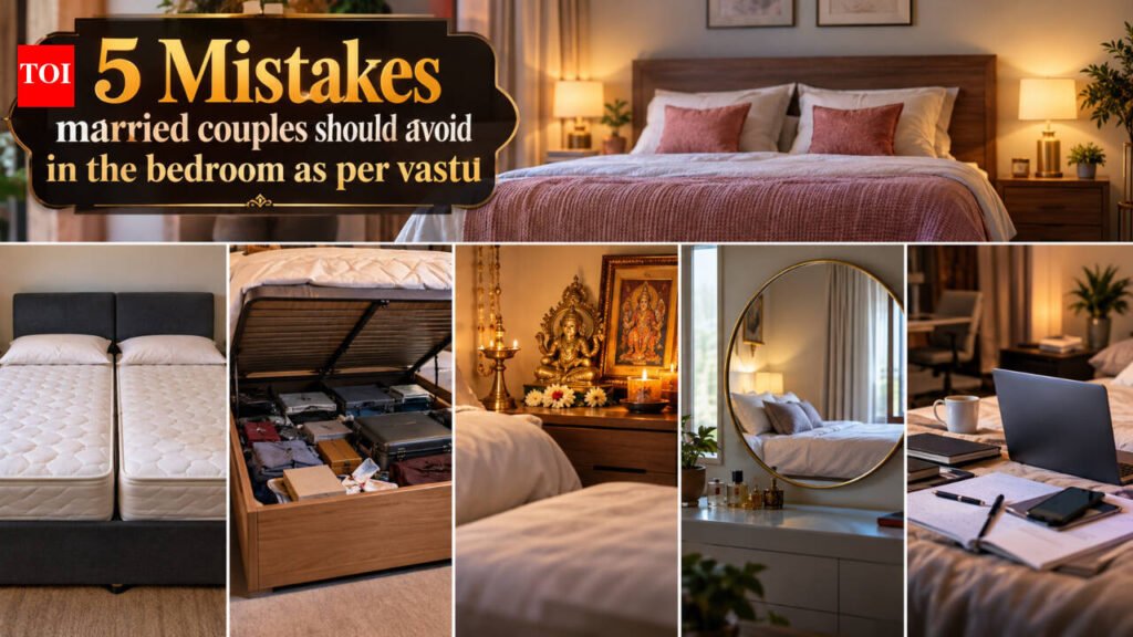 5 Mistakes married couples should avoid in the bedroom as per vastu