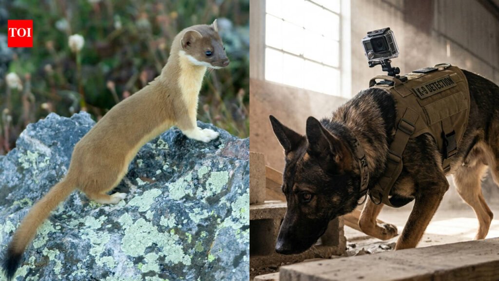 Scientists struggled to find Georgia’s elusive long-tailed weasels with 599 randomly placed cameras; detection dogs helped make the survey about 33 times more effective and 10 times cheaper