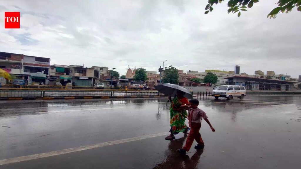 Heavy rains lash Gujarat, IMD predicts more showers on Saturday | Ahmedabad News