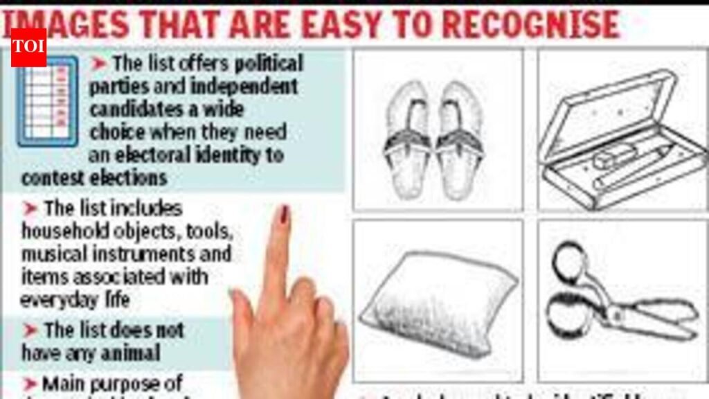 Pillow, scissors, chappals, AC, computer mouse on Election Commission’s list of 184 ‘free’ symbols | Kolkata News