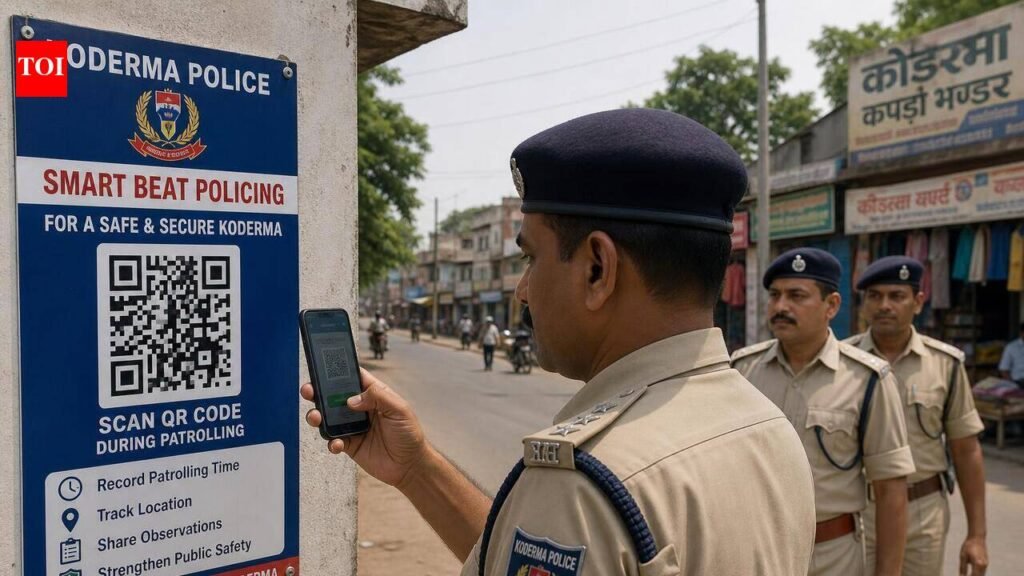 QR code-based smart beat patrolling system launched in Koderma | Ranchi News