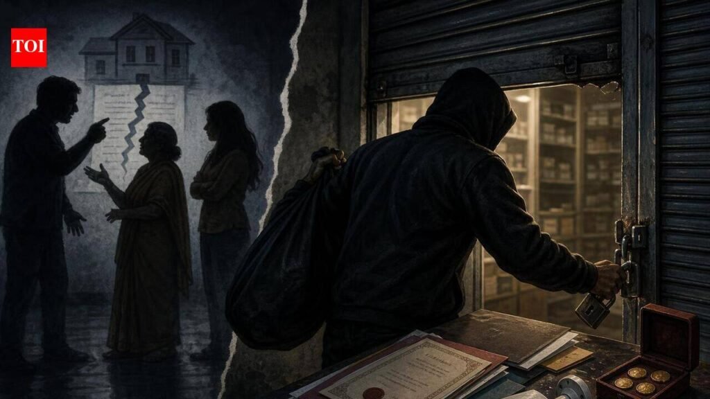 Man Breaks Into Late Father’s Shop, Steals Property Papers | Nagpur News