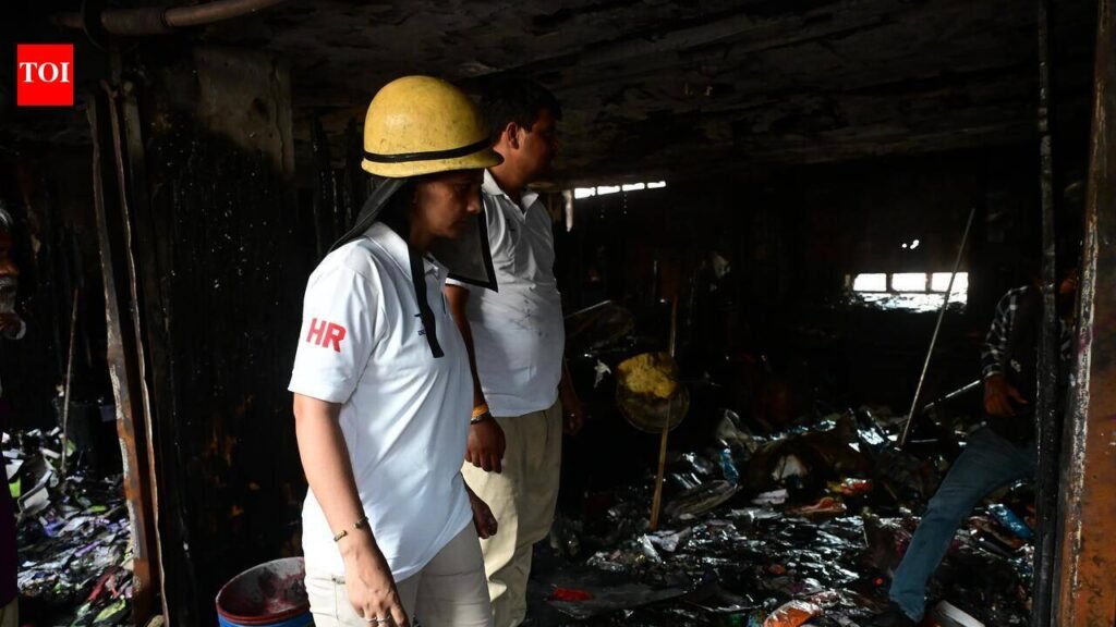 Fire exposes illegal construction at Sethi Complex | Jaipur News