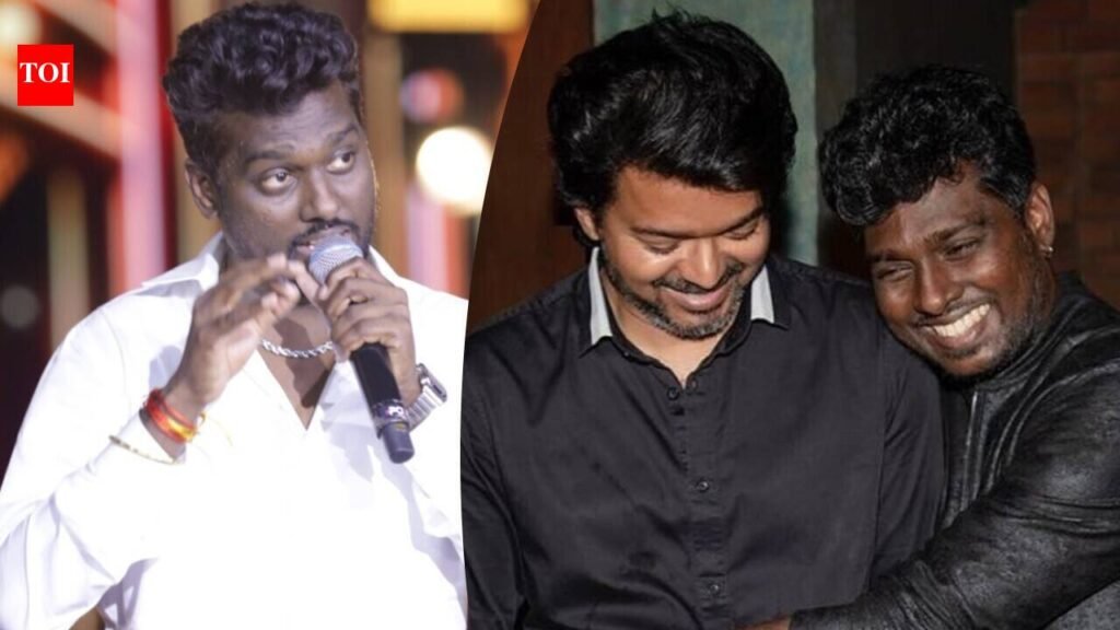 Vijay: ‘My brother, my Thalapathy,’ Atlee yet again proves his love for Thalapathy Vijay at ‘Baththa’ event; ‘Raaka’ filmmaker hails Vijay’s political transition | Tamil Movie News