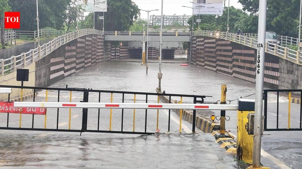 Two-hour downpour takes Ahmedabad past annual rain mark | Ahmedabad News