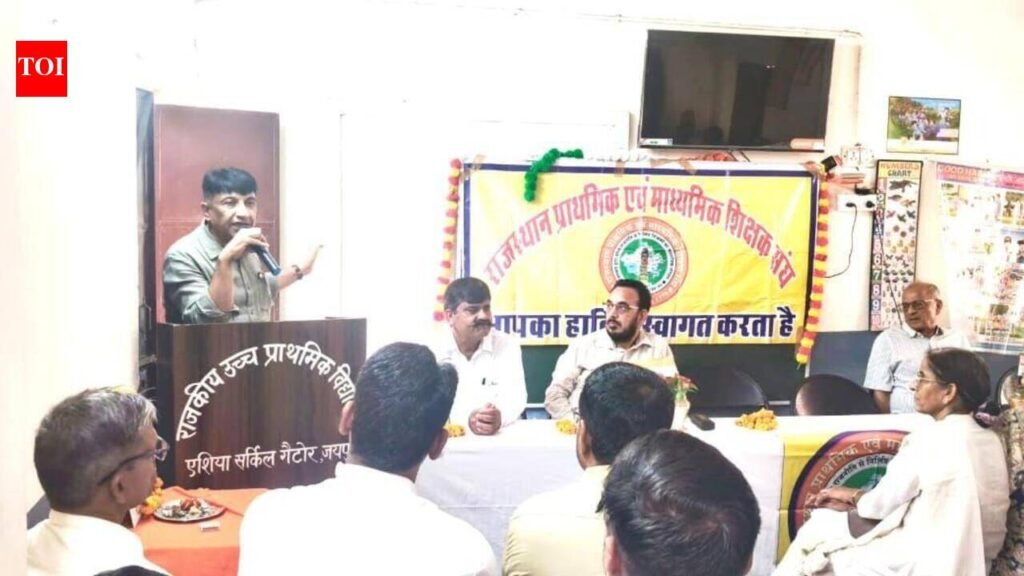 Two-day teachers’ meet begins across state | Jaipur News