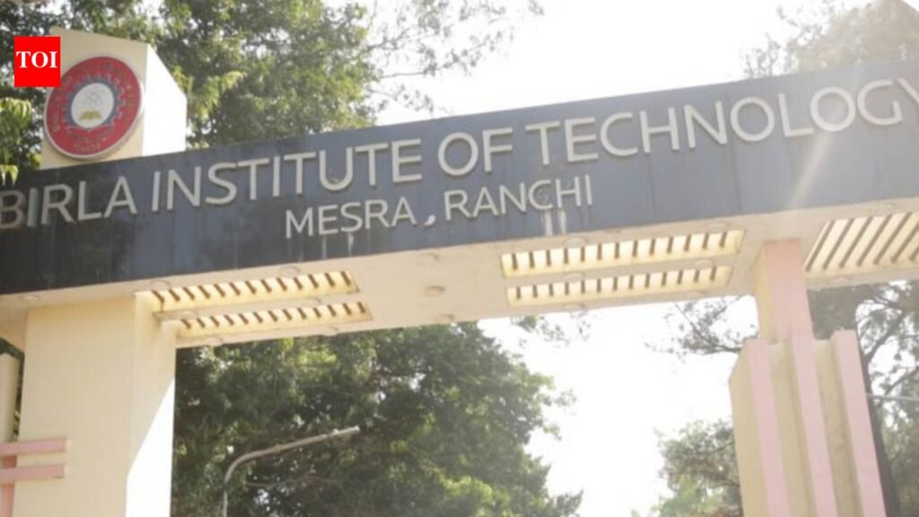 MSc student found dead in BIT Ranchi hostel; diary hints at family stress | Ranchi News
