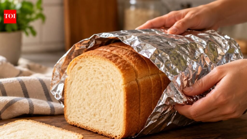 This aluminium foil hack is used by bakers to make their bread last a week longer and maintain its softness and moisture