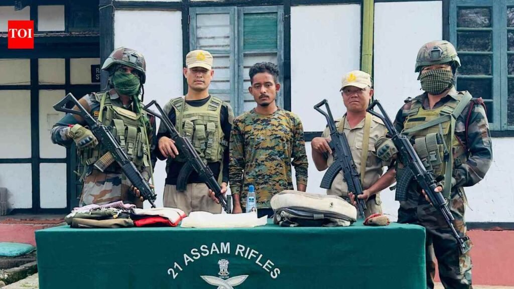 Ulfa-I cadre surrenders before Assam Rifles at Pangsau Pass | Guwahati News