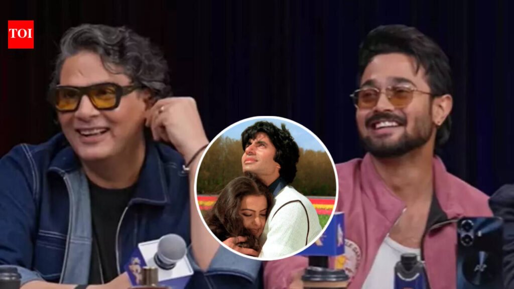 Bhuvan Bam reacts after Mukesh Chhabra playfully warns him over Rekha joke during Amitabh Bachchan mimicry: ‘Tera abhi toh film career shuru hua hai’ |