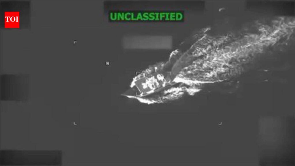 US military says it struck suspected drug-trafficking vessel, 4 killed