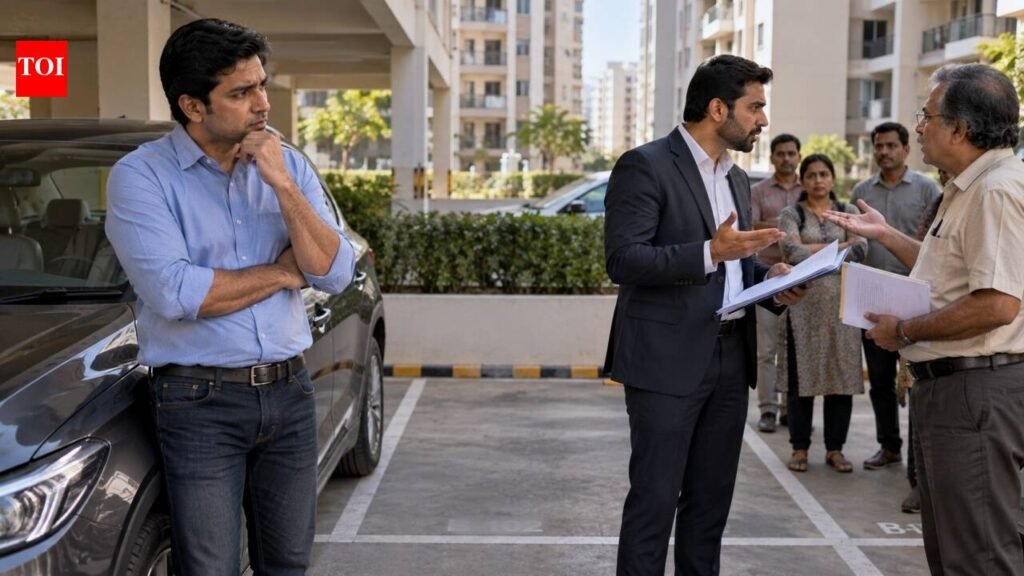 Homebuyer got parking from builder in 2008, but society later adopted a ‘first come, first served’ rule; Maharashtra court protects resident’s space until ownership dispute is decided