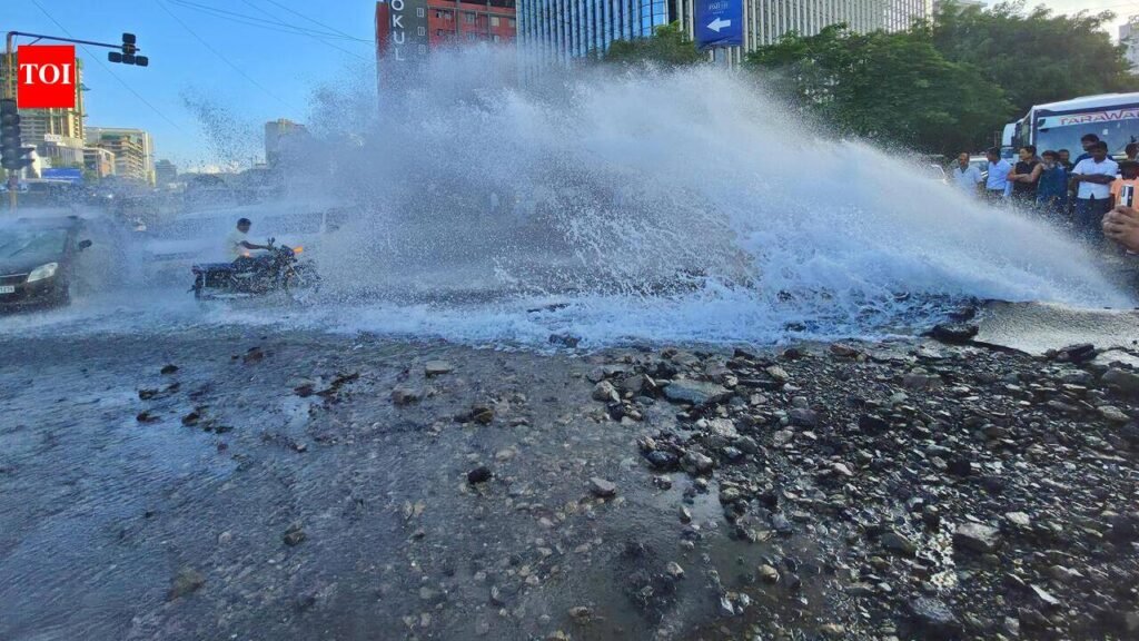 Water supply remains disrupted in parts of Balewadi as pipeline repair continues | Pune News