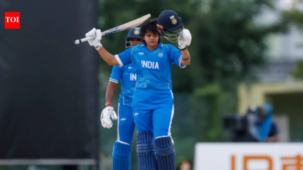 Shafali Verma scripts Asian Games history, becomes ever first cricketer to score century | Cricket News