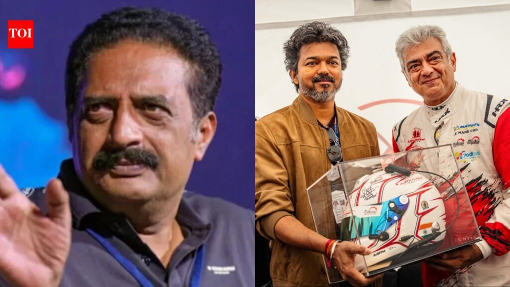 Prakash Raj REACTS to Vijay-Ajith meeting in England; says, ‘Nothing wrong in him going abroad and meeting his friend’ | Tamil Movie News