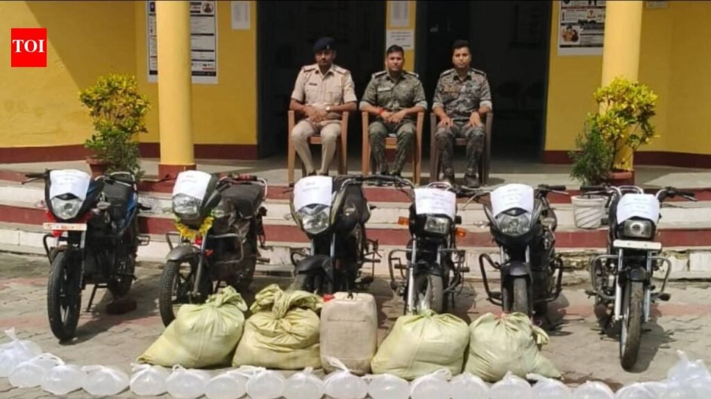 Hazaribag police seize 285 lts of liquor, six stolen motorcycles | Ranchi News