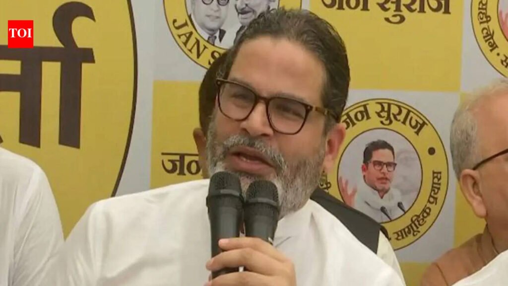 ‘10,000 jobs for educated unemployed where we win’: Prashant Kishor ahead of Bihar MLC polls | Patna News
