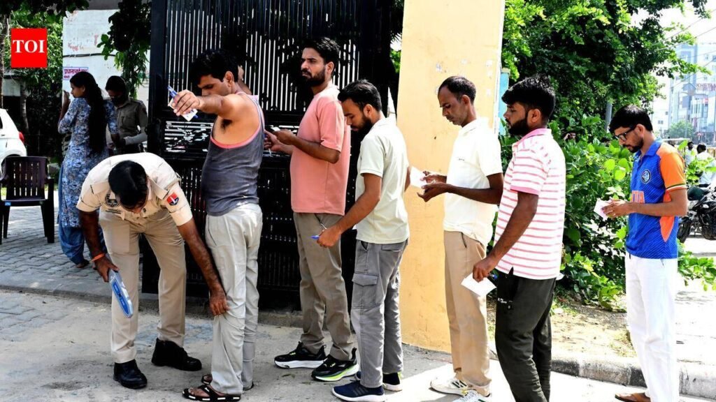 RPSC successfully conducts re-test of SI-2021 exam | Jaipur News