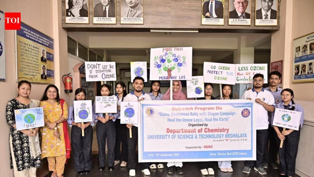 USTM students join call to protect ozone layer | Guwahati News