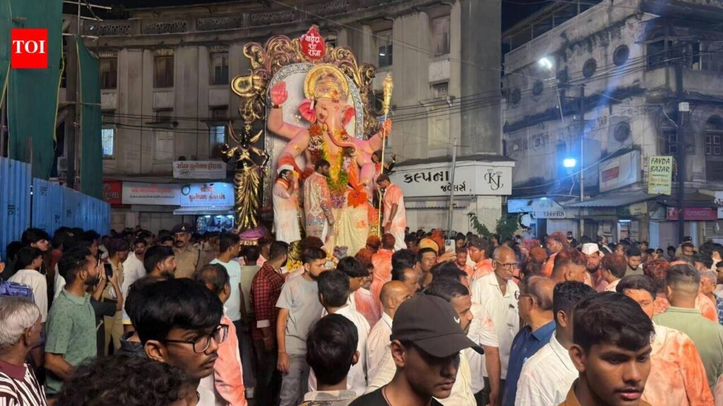 Juni Ghadi Ganesh immersion passes off peacefully | Vadodara News