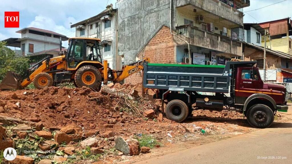 Unsafe house near Bicholim school razed after 5 years | Goa News