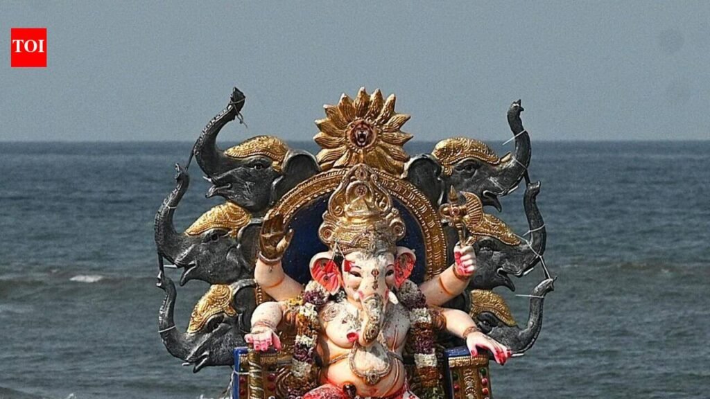 High festive energy, but low seriousness towards environmental norms at idol immersion | Chennai News