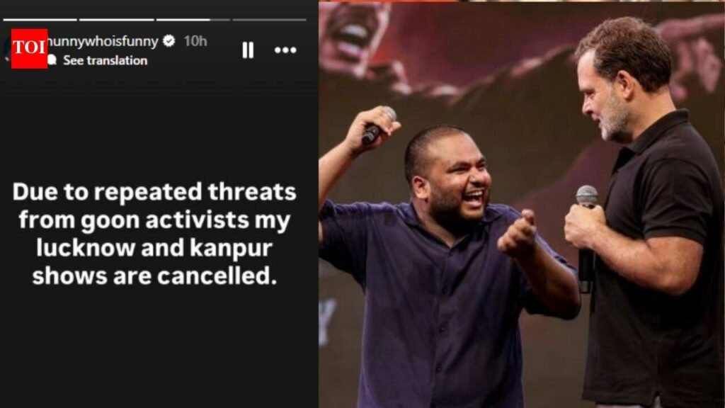 Rahul Gandhi: ‘Repeated threats’: Comedian Pulkit Mani cancels Noida, Lucknow, Kanpur shows amid Rahul Gandhi event mimicry row | Delhi News