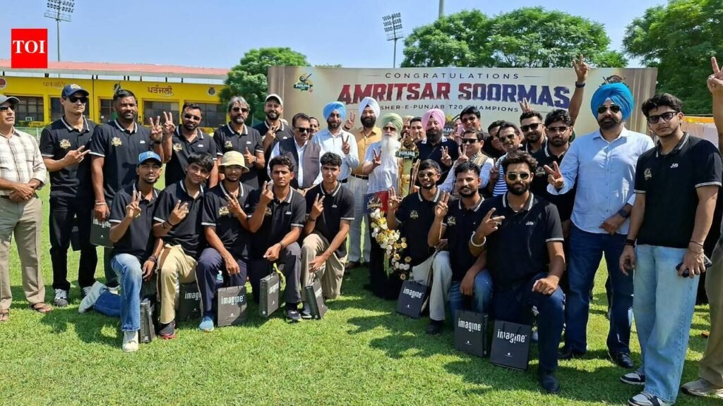 Amritsar Soormas celebrate Sher-E-Punjab League title | Chandigarh News