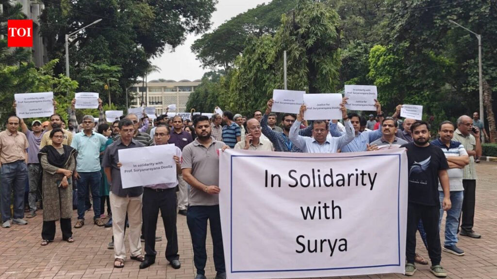 IIT Bombay student suicide: Faculty march in support of prof Doolla; victim’s father claims casteism – top developments | India News