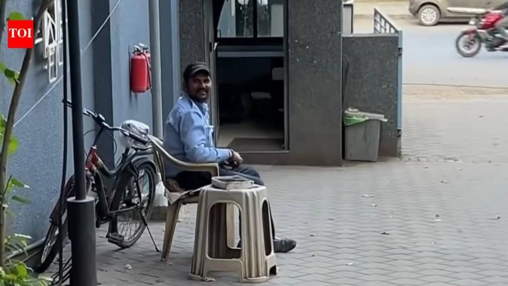 Employee’s bond with security guard at new workplace wins hearts: ‘My first friend at work’ |