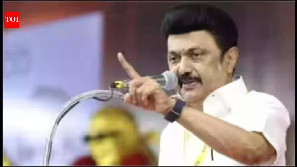 Stalin warns of protest over Foreshore Estate secretariat plan | Chennai News