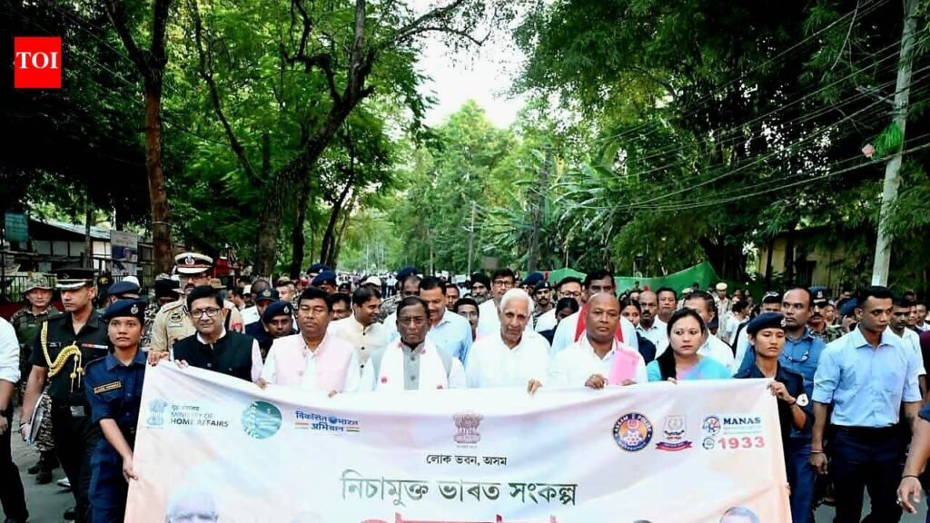 Assam guv leads Nasha Mukt Bharat Sankalp Padayatra in Dibrugarh | Guwahati News